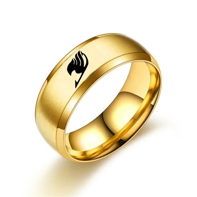 Fairy Tail Enamel Stainless Steel Ring