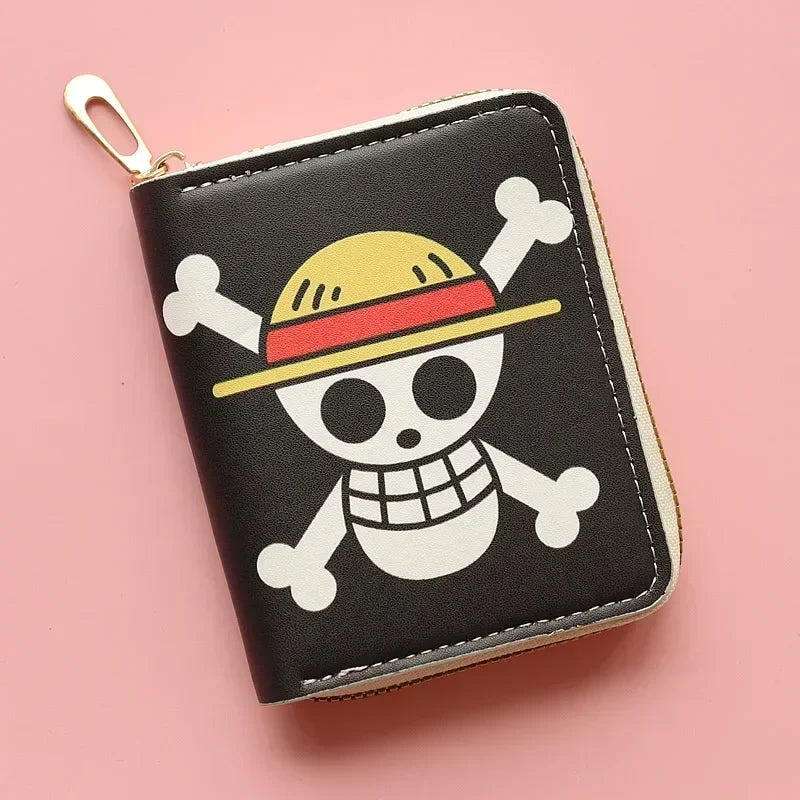 One Piece Luffy x Straw Hat Pirates Leather Wallet