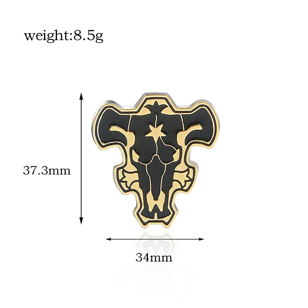 Black Clover Black Bull Necklace x Pin