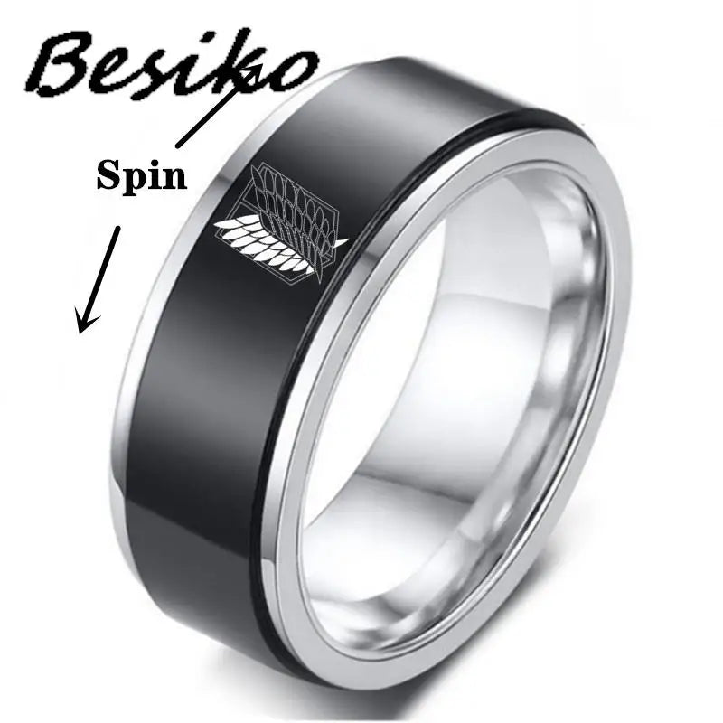Wings of Liberty Ring – Attack on Titan x Naruto Akatsuki