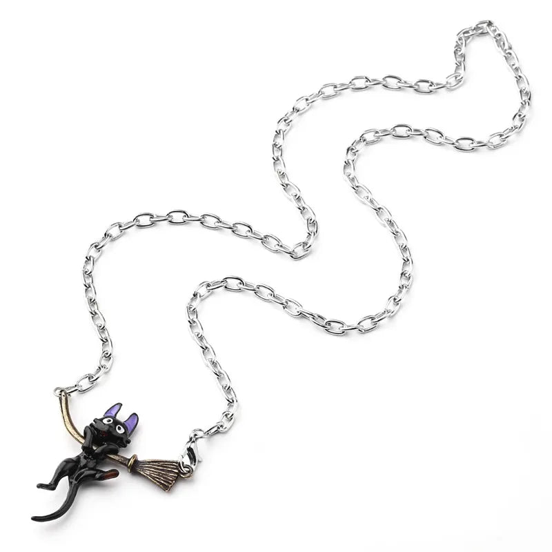 Kiki’s Delivery Service Cat Pendant Necklace
