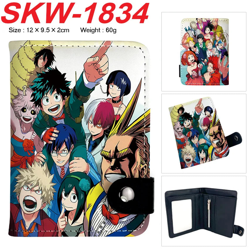 My Hero Academia Compact Button Wallet
