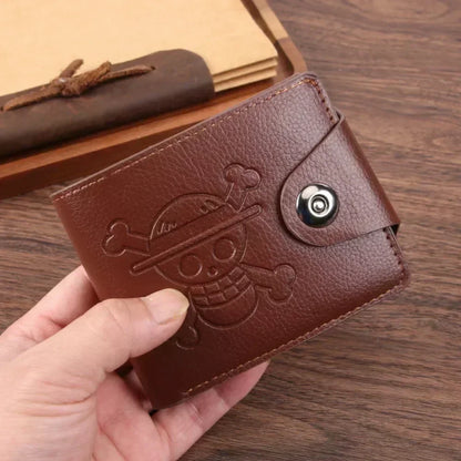 One Piece Straw Hat Jolly Roger Wallet