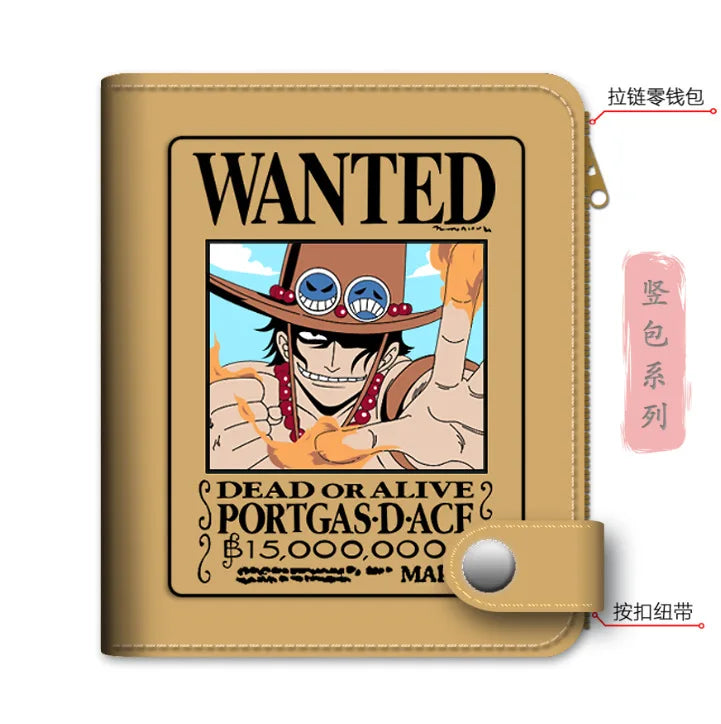 One Piece Luffy PU Leather RFID Wallet