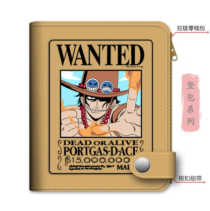One Piece Luffy PU Leather RFID Wallet