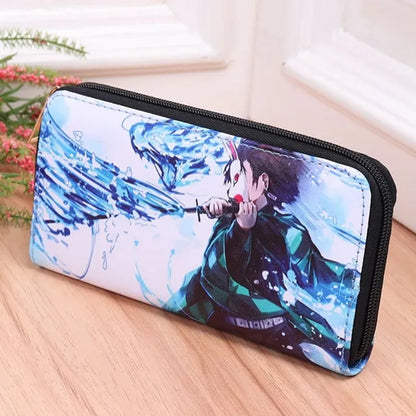 Demon Slayer PU Leather Multi-Layer Wallet
