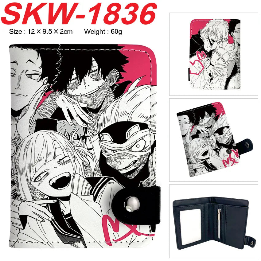 My Hero Academia Compact Button Wallet