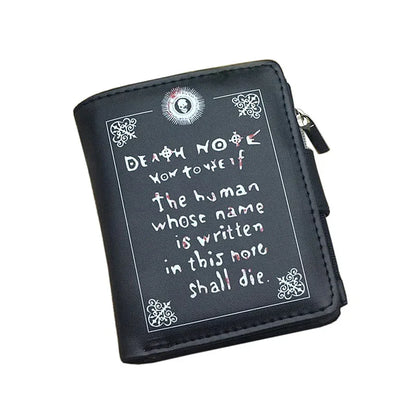 Death Note Black Leather Wallet
