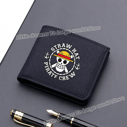 One Piece Luffy & Zoro Canvas Wallet