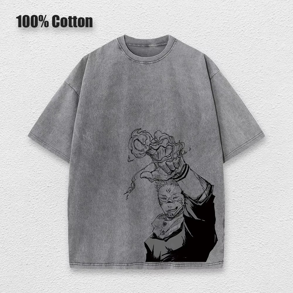 Vintage Jujutsu Kaisen Washed T-Shirt