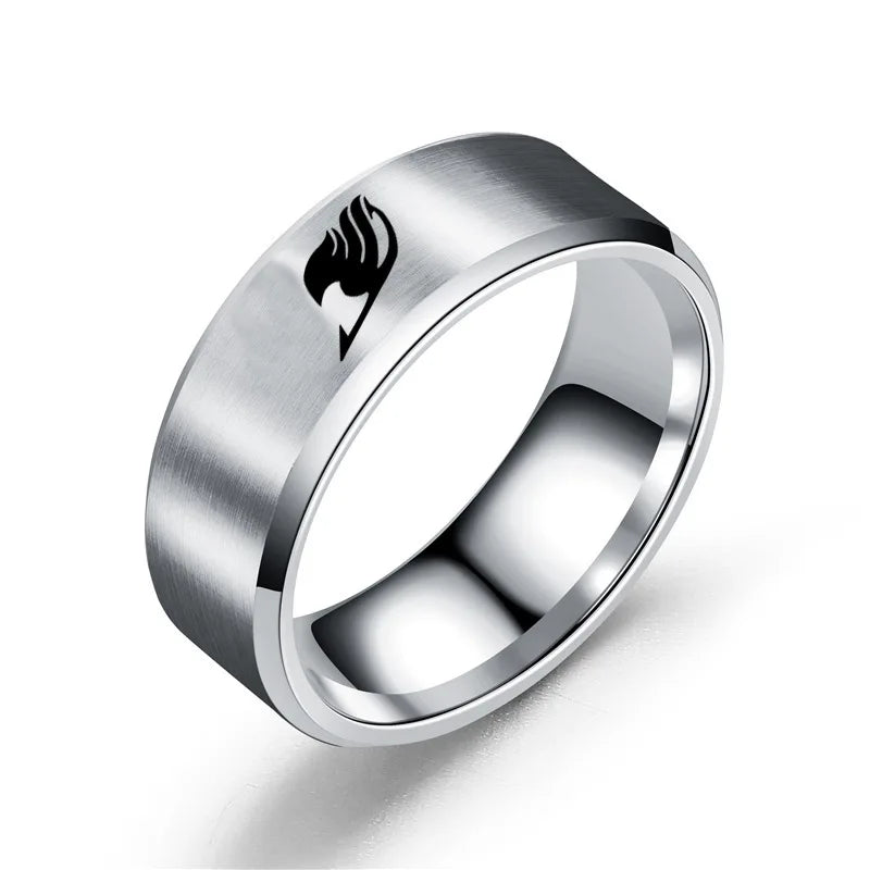 Fairy Tail Enamel Stainless Steel Ring