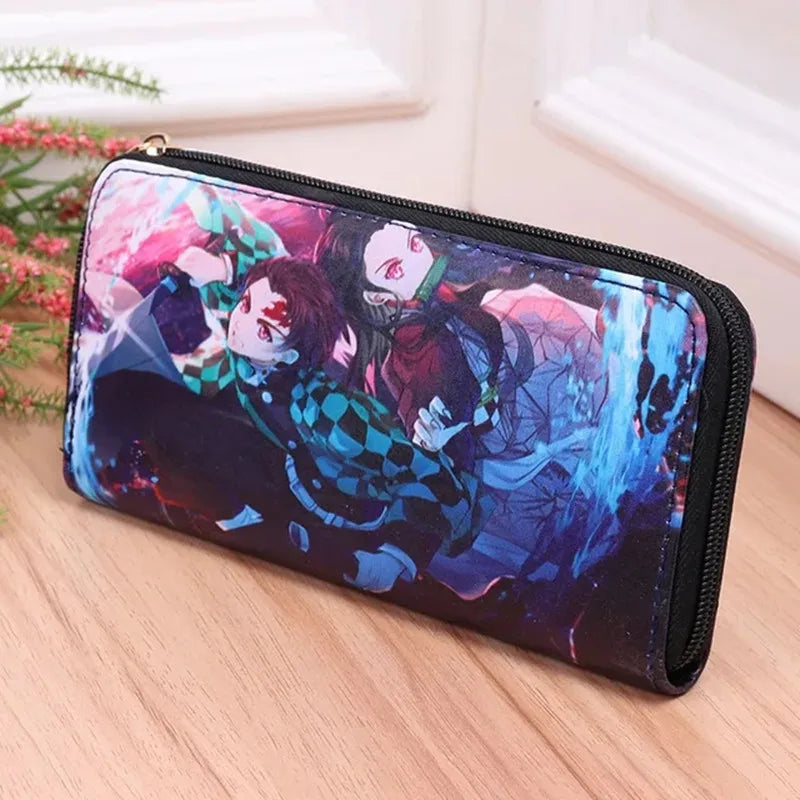 Demon Slayer PU Leather Multi-Layer Wallet