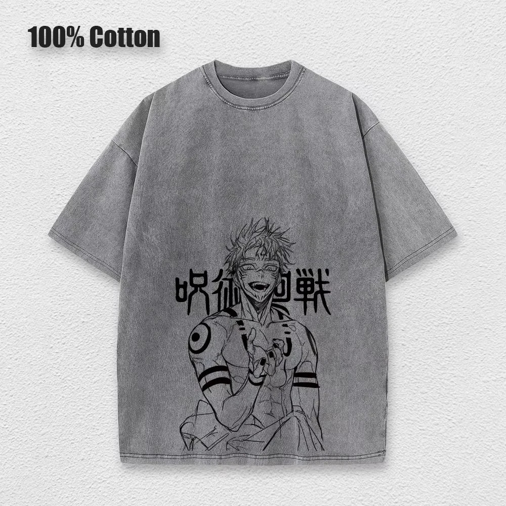 Vintage Jujutsu Kaisen Washed T-Shirt