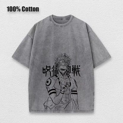 Vintage Jujutsu Kaisen Washed T-Shirt