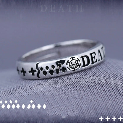 One Piece Silver Ring – Law x Luffy x Ace