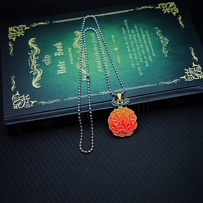 Devil Fruit Pendant Necklace – Ace, Law & More