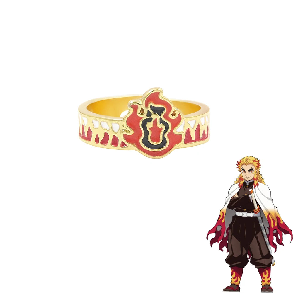 Demon Slayer Enamel Ring – Kimetsu No Yaiba