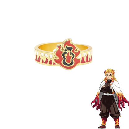 Demon Slayer Enamel Ring – Kimetsu No Yaiba