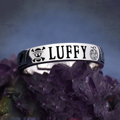 One Piece Silver Ring – Law x Luffy x Ace