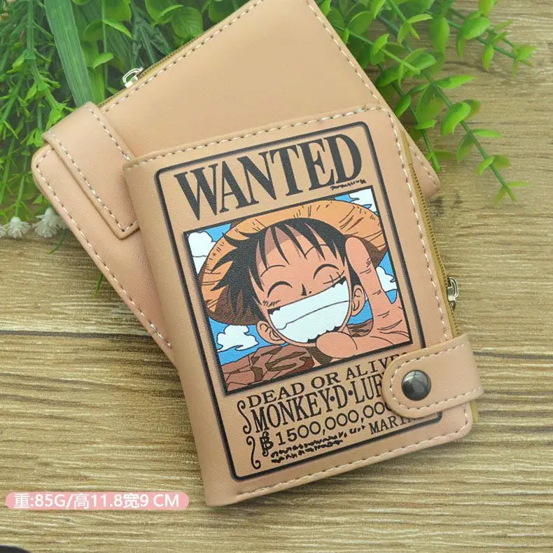 One Piece Luffy PU Leather RFID Wallet