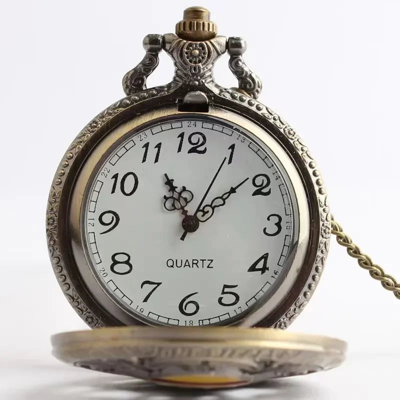 One Piece Vintage Bronze Pocket Watch