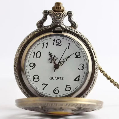One Piece Vintage Bronze Pocket Watch