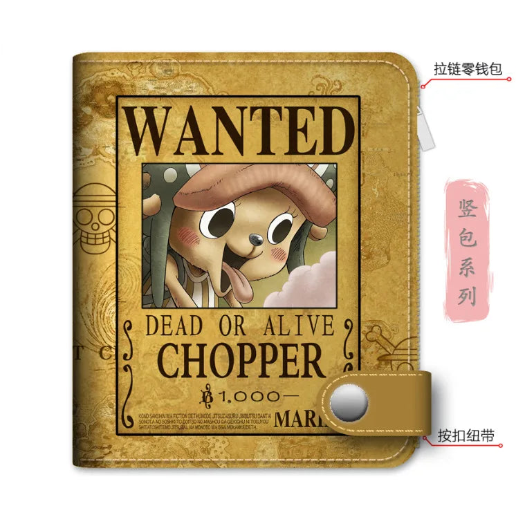 One Piece Luffy PU Leather RFID Wallet
