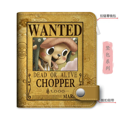 One Piece Luffy PU Leather RFID Wallet