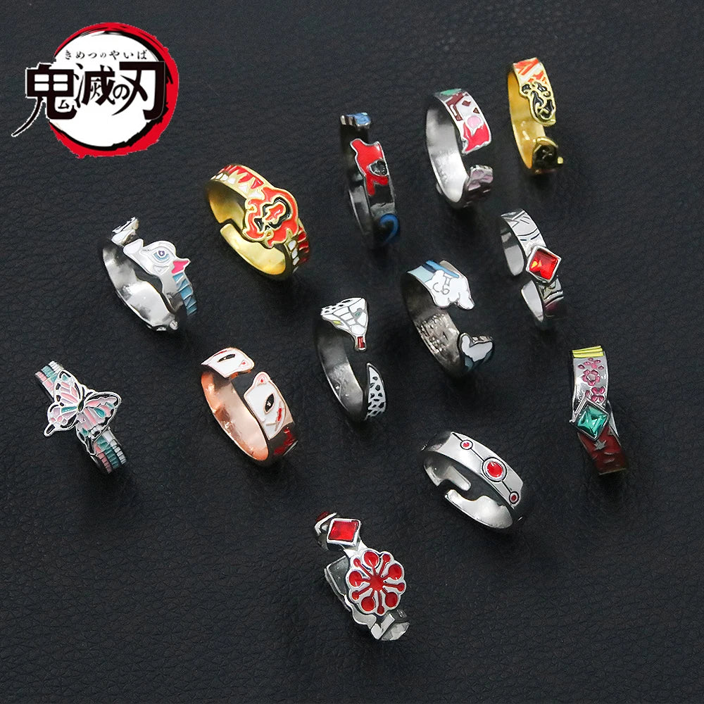 Demon Slayer Enamel Ring – Kimetsu No Yaiba