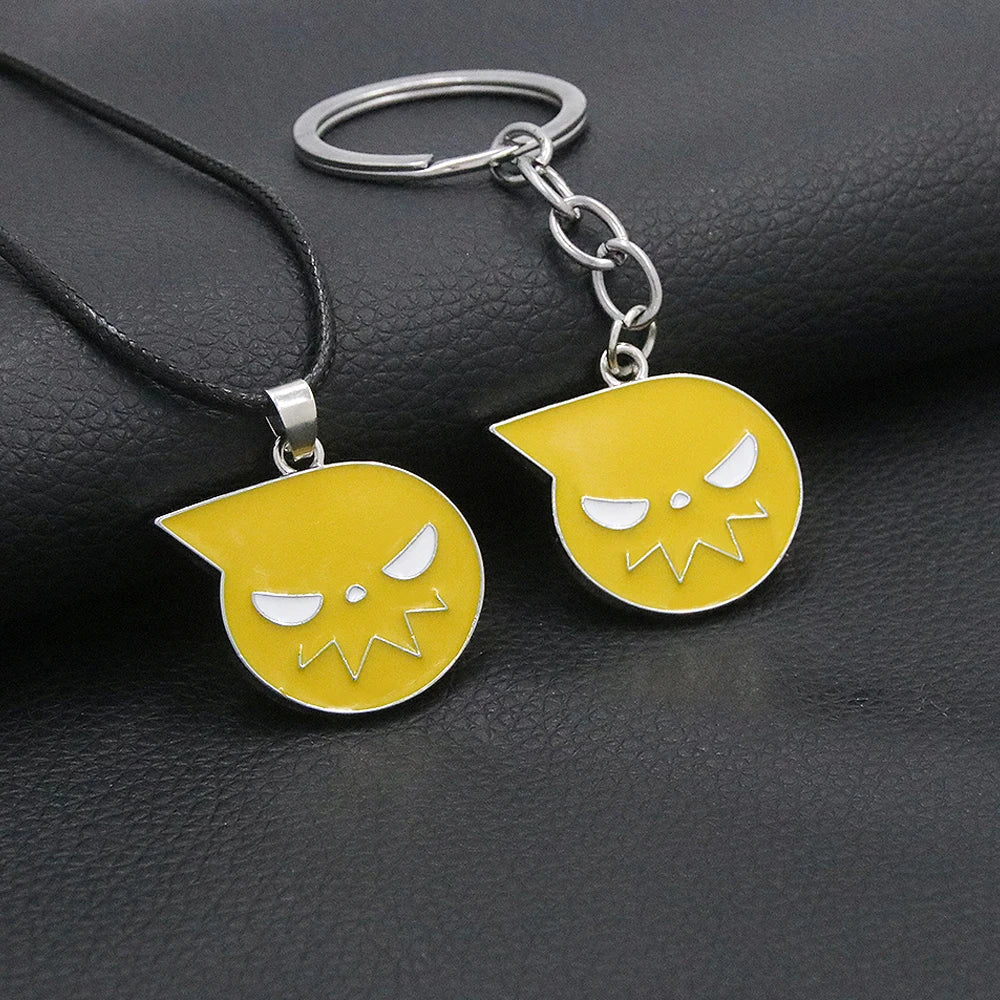 Soul Eater Death the Kid Skull Necklace x Keychain