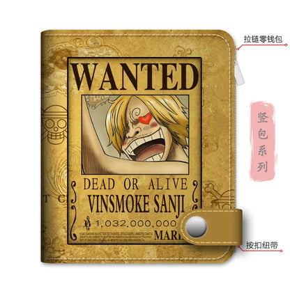 One Piece Luffy PU Leather RFID Wallet