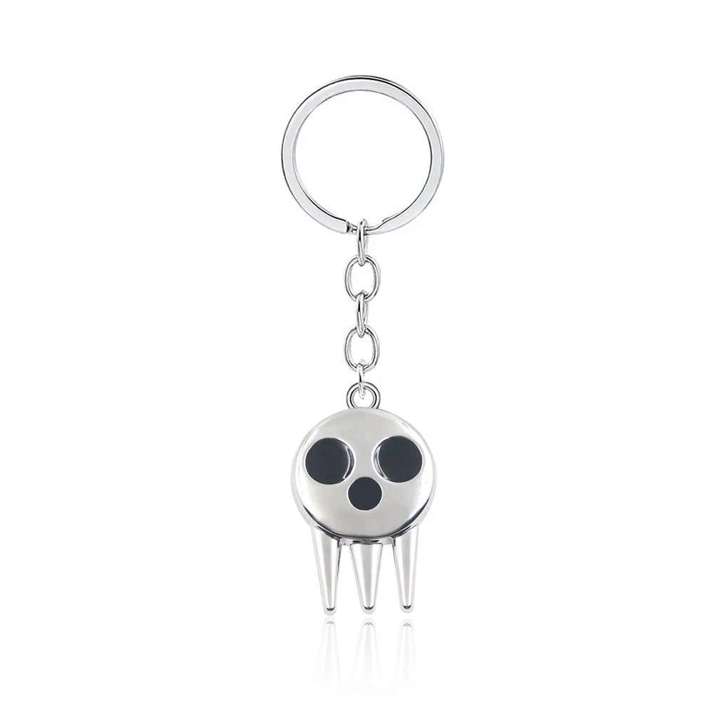 Soul Eater Death the Kid Skull Necklace x Keychain
