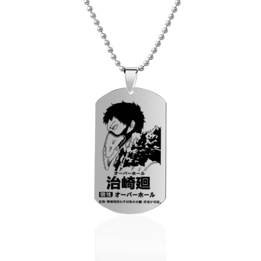 My Hero Academia Character Dog Tag Necklace