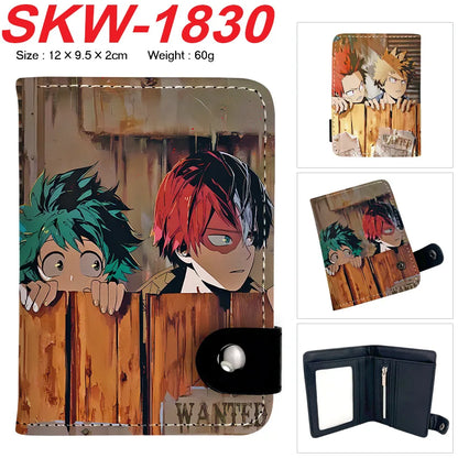 My Hero Academia Compact Button Wallet