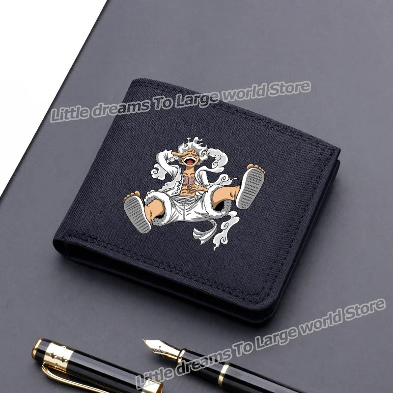 One Piece Luffy & Zoro Canvas Wallet
