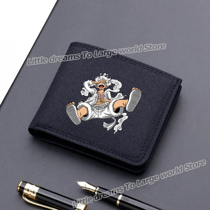 One Piece Luffy & Zoro Canvas Wallet