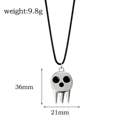 Soul Eater Death the Kid Skull Necklace x Keychain
