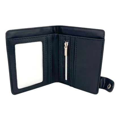 Blue Lock Vertical Button Wallet