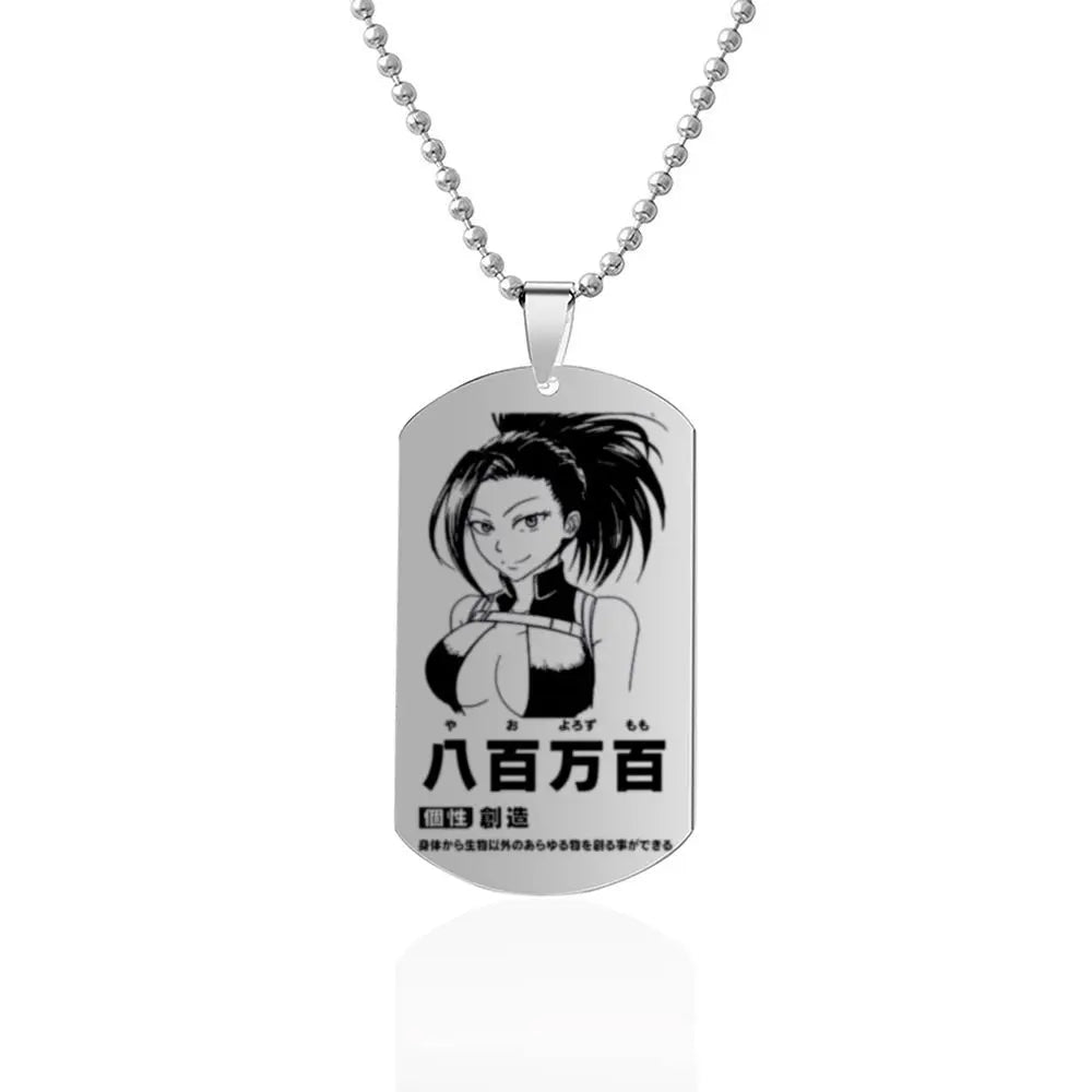 My Hero Academia Character Dog Tag Necklace