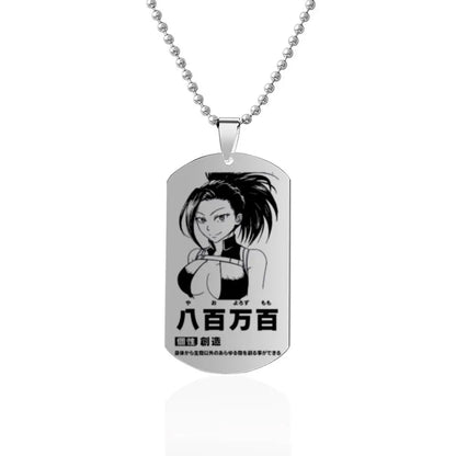 My Hero Academia Character Dog Tag Necklace
