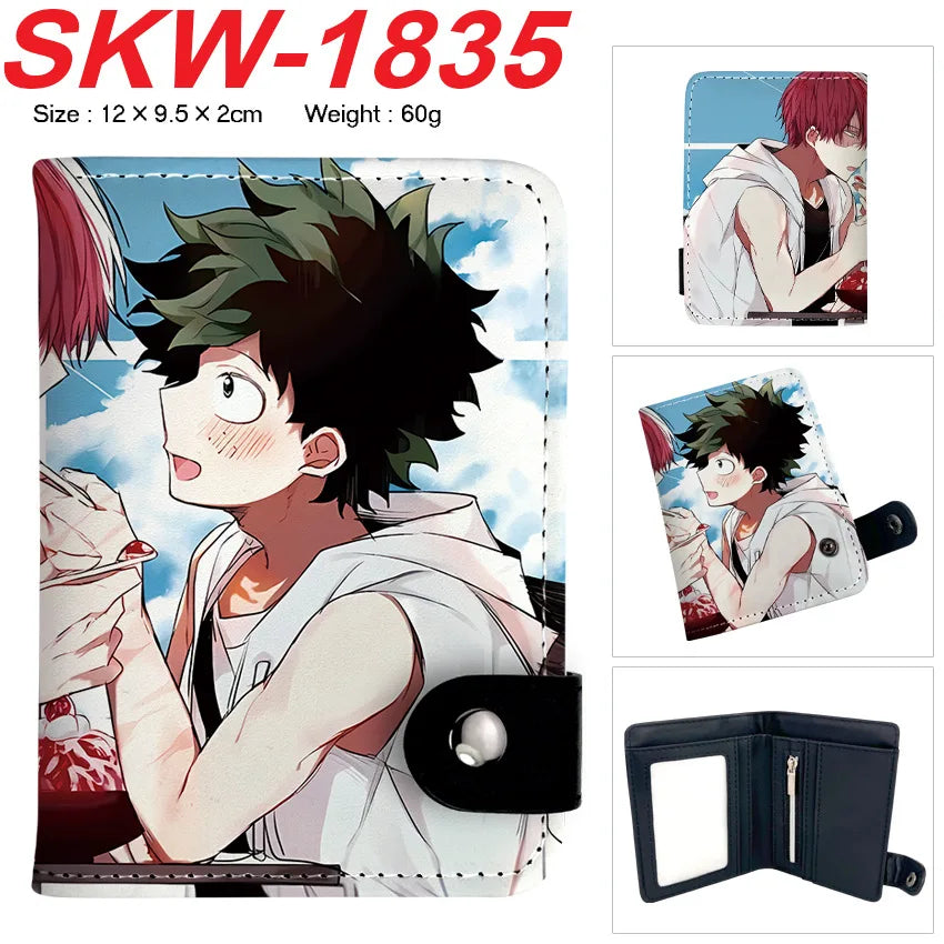 My Hero Academia Compact Button Wallet