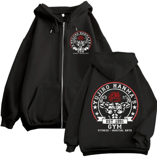 Yujiro Hanma Zip-Up Hoodie