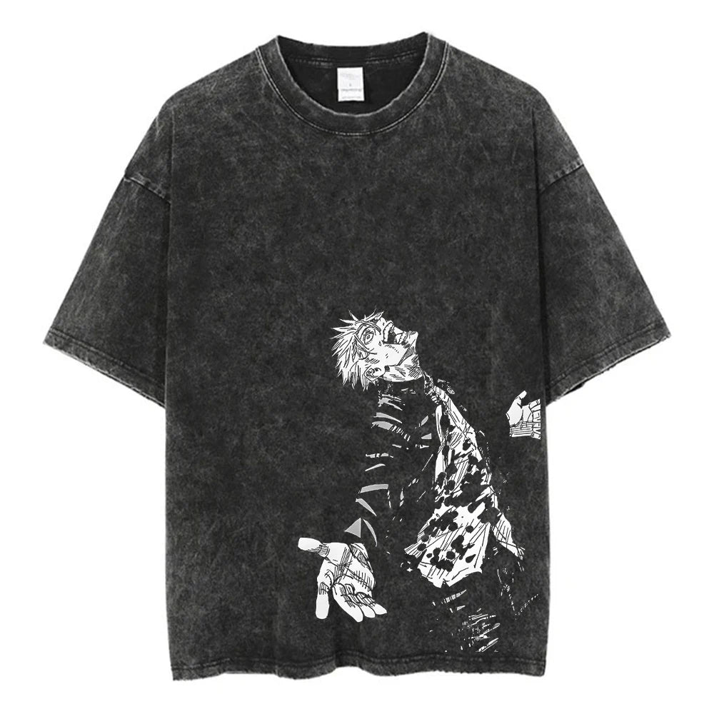 Oversized Jujutsu Kaisen Graphic T-Shirt