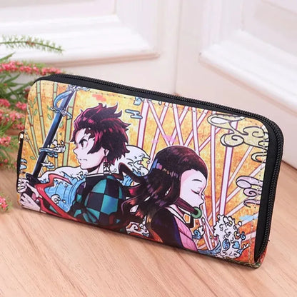 Demon Slayer PU Leather Multi-Layer Wallet