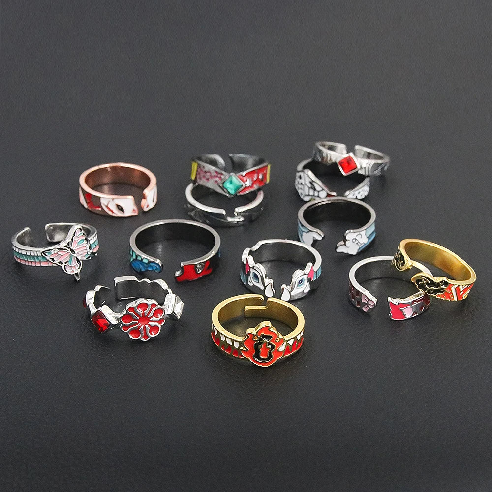 Demon Slayer Enamel Ring – Kimetsu No Yaiba