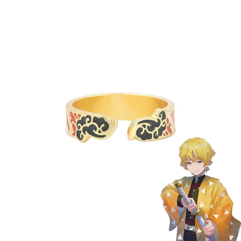 Demon Slayer Enamel Ring – Kimetsu No Yaiba