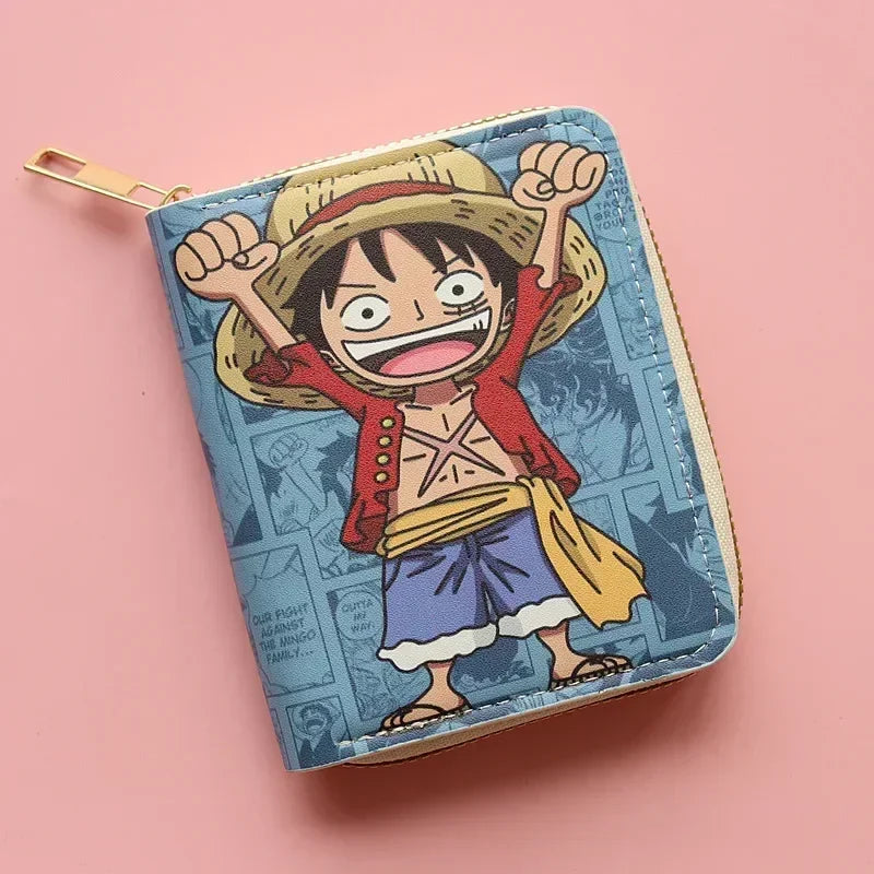 One Piece Luffy x Straw Hat Pirates Leather Wallet