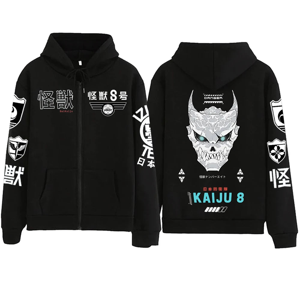 Kaiju No. 8 Zip-Up Hoodie