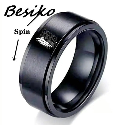 Wings of Liberty Ring – Attack on Titan x Naruto Akatsuki