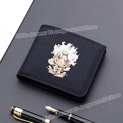 One Piece Luffy & Zoro Canvas Wallet
